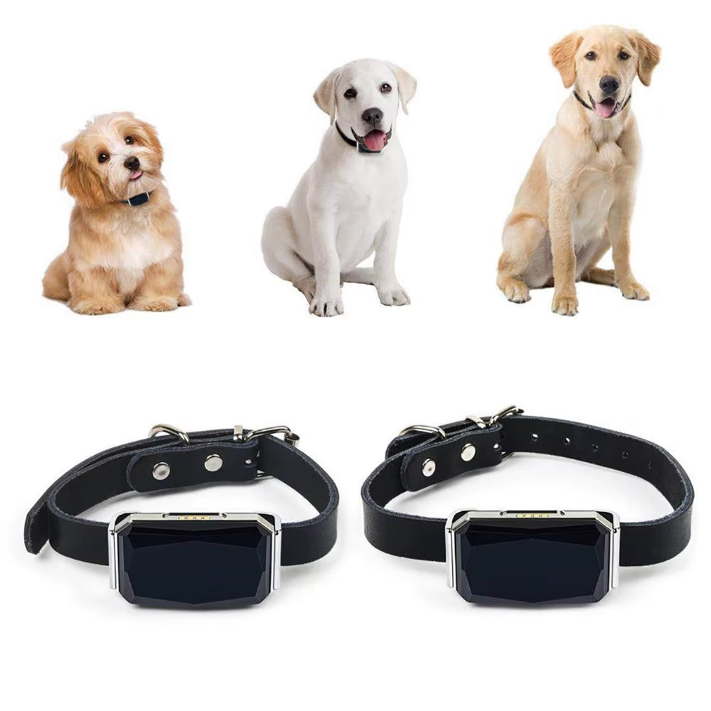 Dog Cat GPS Tracker Pets Anti-Lost Smart Locator Mobile APP Control IP67 Waterproof GPS AGPS WIFI LBS TF Card Positioning Modes
