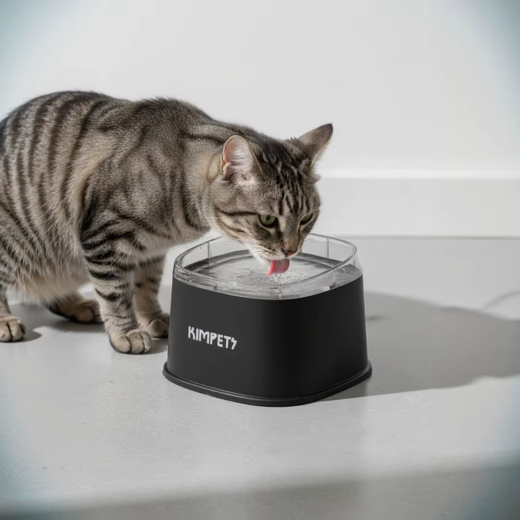 Anti-Splash Water Bowl for Dogs 2L Large Capacity Drinker Floating Drinking Bowls Dog Waterer for Puppy Cat Pet Accessories