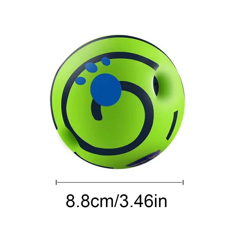 Dog Toy Wobble Wag Giggle Ball Getting Dog Attention Toy Fun Giggle Sounds When Rolled or Shaken Pets Know Best as Seen on TV