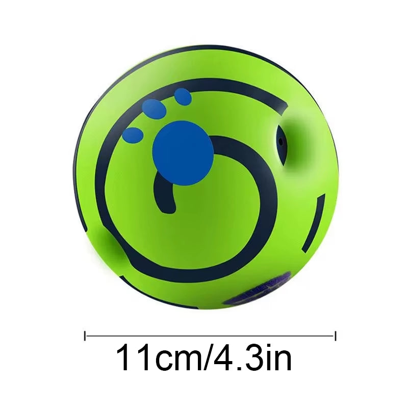 Dog Toy Wobble Wag Giggle Ball Getting Dog Attention Toy Fun Giggle Sounds When Rolled or Shaken Pets Know Best as Seen on TV