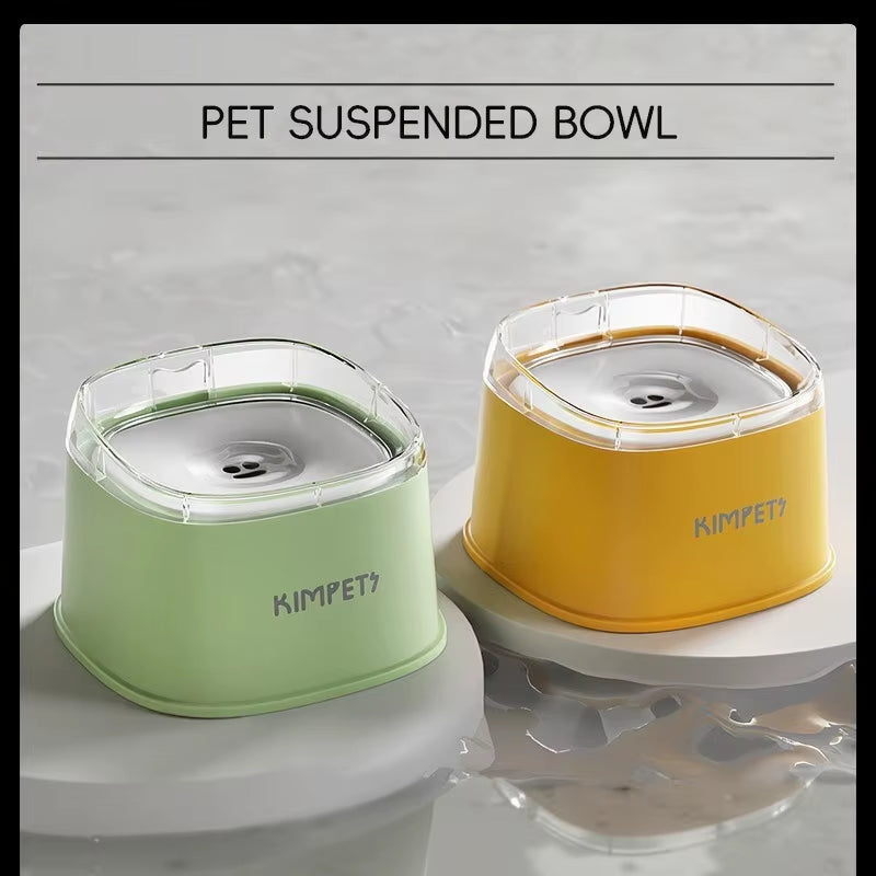Anti-Splash Water Bowl for Dogs 2L Large Capacity Drinker Floating Drinking Bowls Dog Waterer for Puppy Cat Pet Accessories